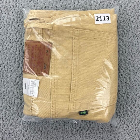 Levi's Fresh Premium Men's Straight Leg Button Fly Jeans Size: 36 - Picture 16 of 16